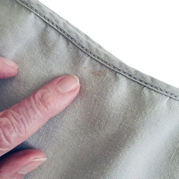 St. John's Bay 100% Linen Skirt Cottagecore Beachy Boho Tiered Peasant Size L - Picture 12 of 14